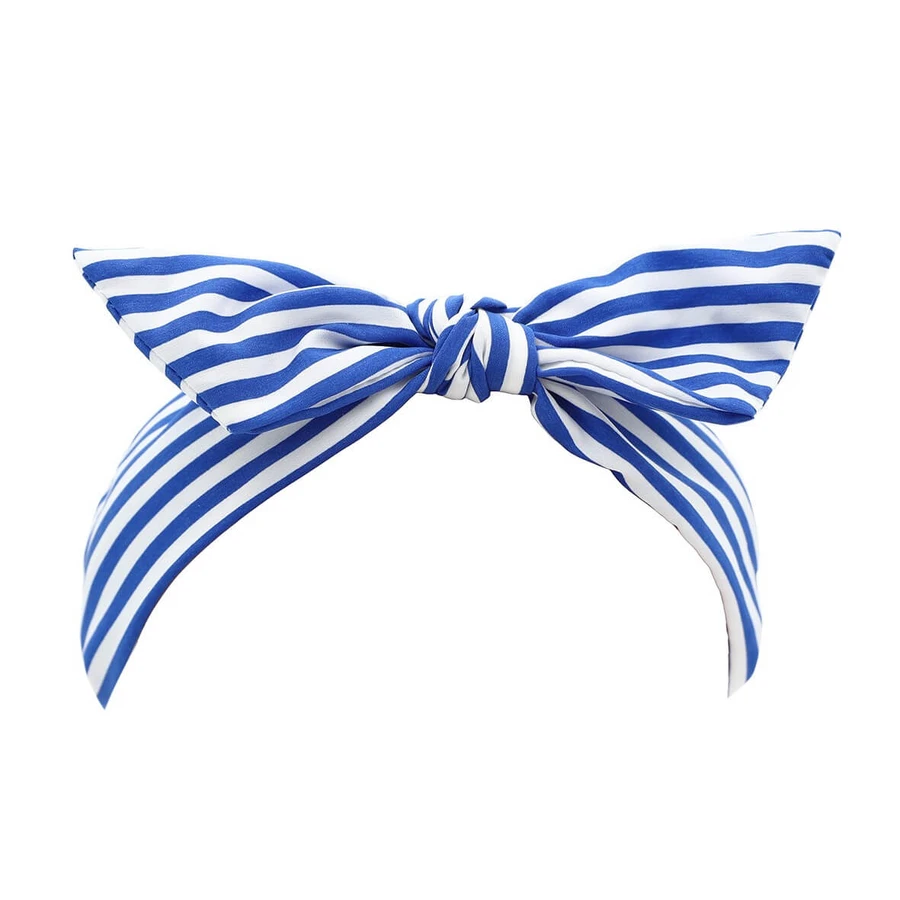 IB ACC CERCHIETTO RIGHE BLU