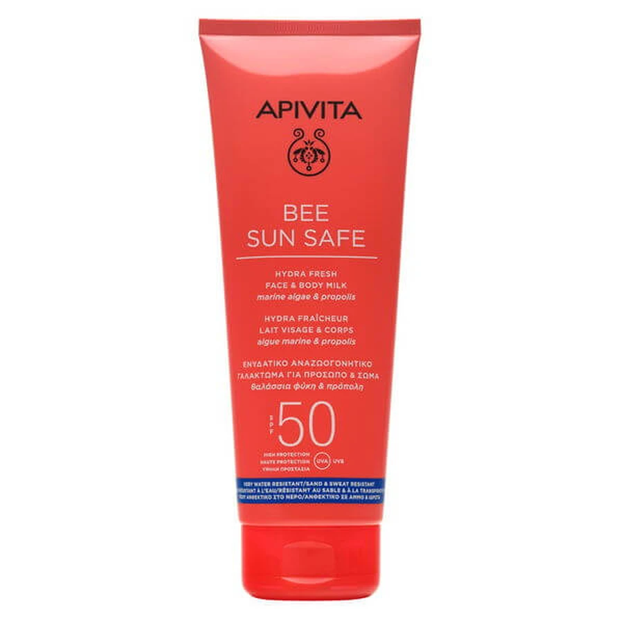 Apivita Protector Solar Cara Cuerpo SPF50 Bee Sun Safe Hydra Fresh 200ml