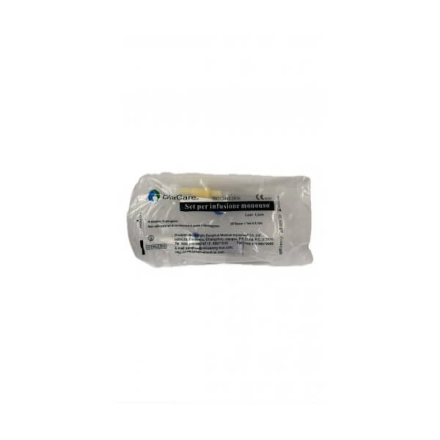 DiaCare Set per Infusione Monouso Luer Lock