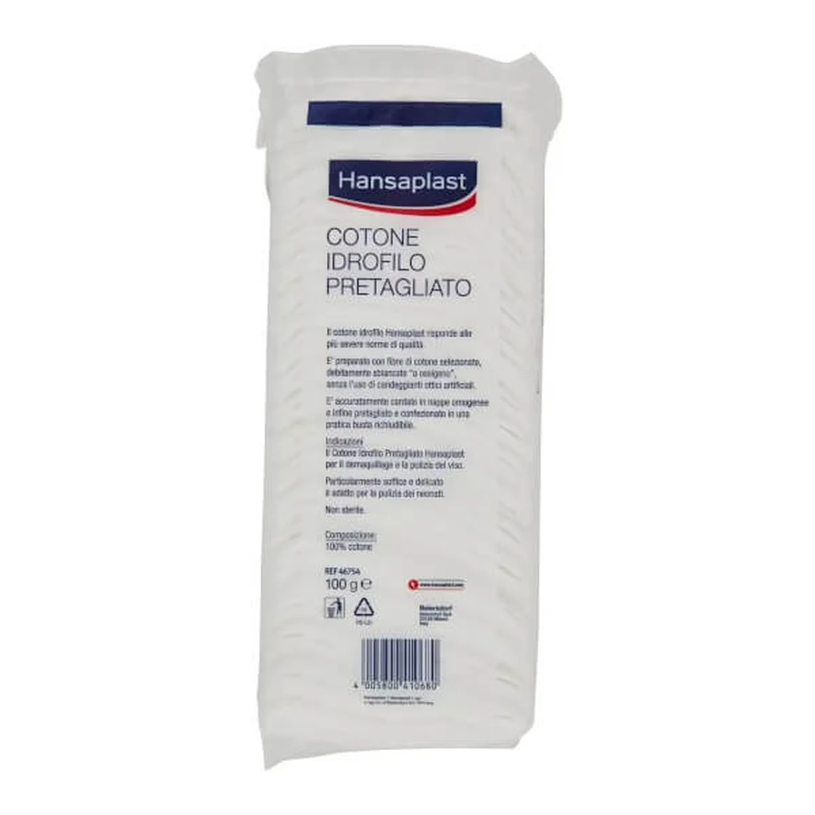 Hansaplast Bumbac hidrofil pretăiat 100g