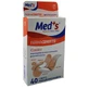 Meds Strips Hypoallergenic Polyurethane Plaster Classic asortate 40 bucăți