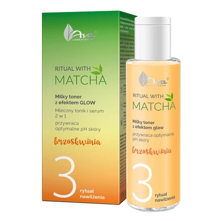 AVA Ritual met Matcha, melkachtige gezichtstoner en serum, 2-in-1, 100 ml.