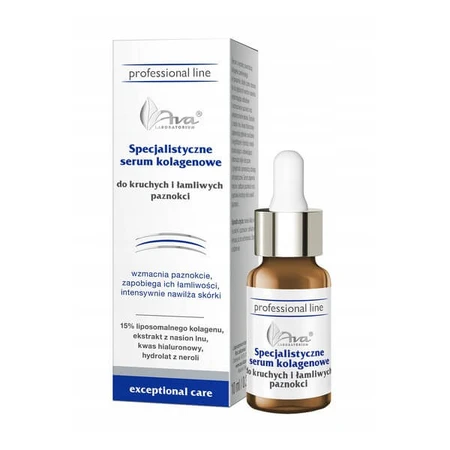 AVA Professional Line, suero de colágeno, regenerador de cutículas y uñas, 10 ml