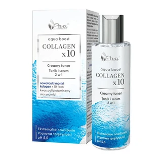 Ava Aqua Boost Collagen Creamy, tonic en serum 2-in-1, 100 ml