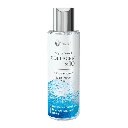Ava Aqua Boost Collagen Creamy, tonic en serum 2-in-1, 100 ml