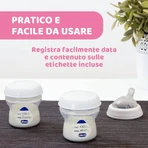 Chicco step up new pojemnik na mleko 1 opakowanie 4 pojemniki: ceny i cechy