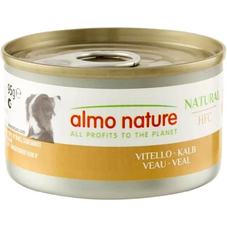 Almo nature Hfc vițel natural - hrană umedă pentru câini adulți 95 g