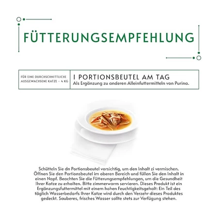 Purina gourmet soup tuna and anchovy - complete broth food for cats 40 gr