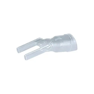 Forcella con raccordo per aerosol per aerosolterapia