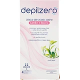 Depilzero Ontharingsstrips benen en armen - 20 strips + 4 post ontharingsdoekjes