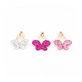 Ib moda pelo 3 clic clac mariposa pinzas para el cabello