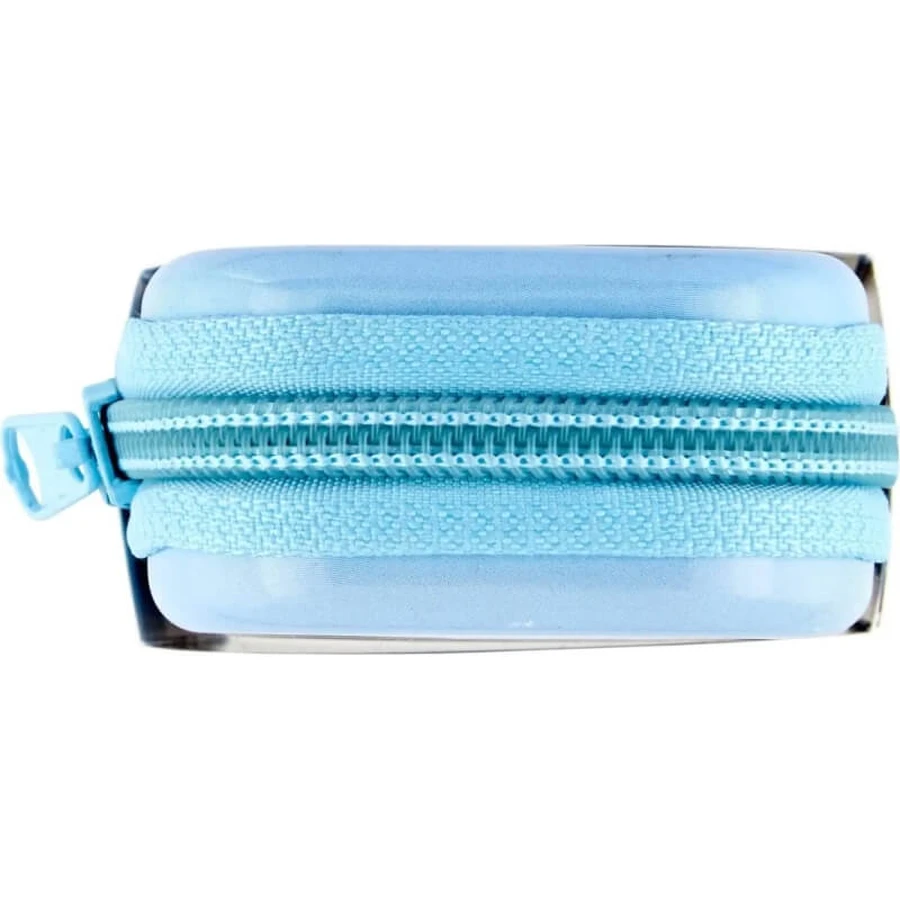 Chicco blauw mondhygiëne etui met tandenborstel + tandpasta aardbei 12m+