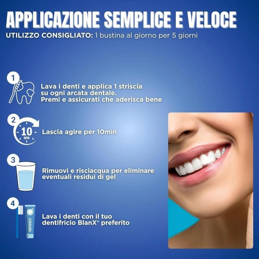 Blanx O3x - 10 bandes blanchissantes