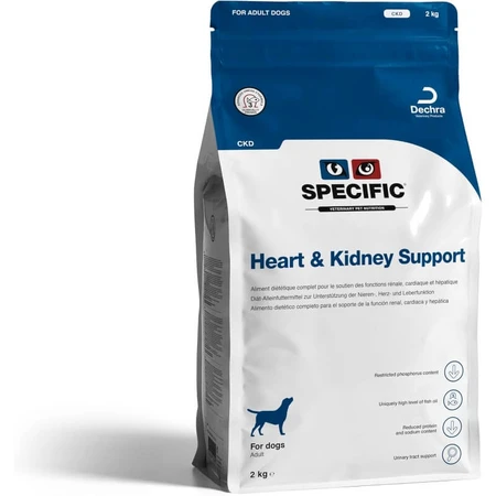 Dechra Heart &amp; kidney support (ckd) - alimento dietetico per cani con insufficienza cardiaca e renale 2 kg