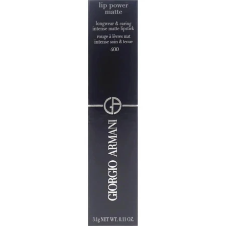 Giorgio armani lip power matte - matter Lippenstift Nr. 400 vier