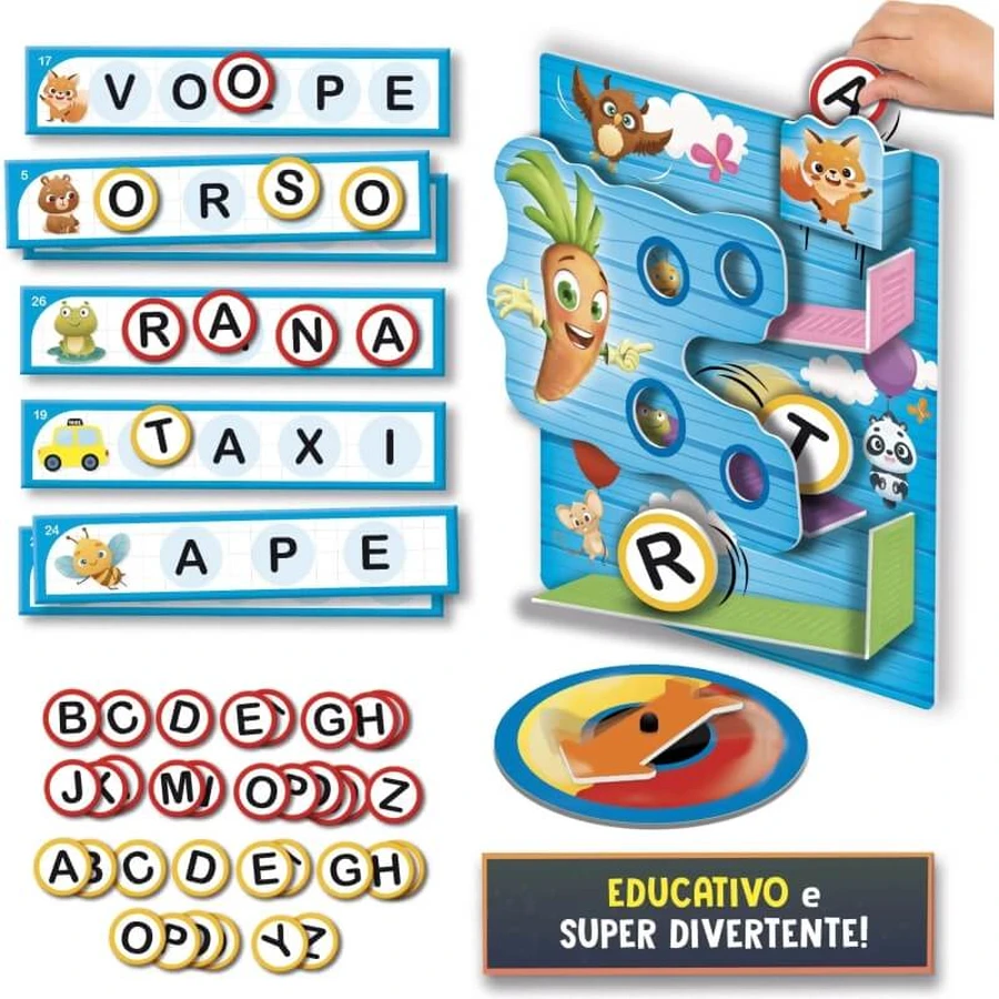 Lisciani Carotina happy pinball 97098 - educatief spel voor kinderen van 3-6 jaar