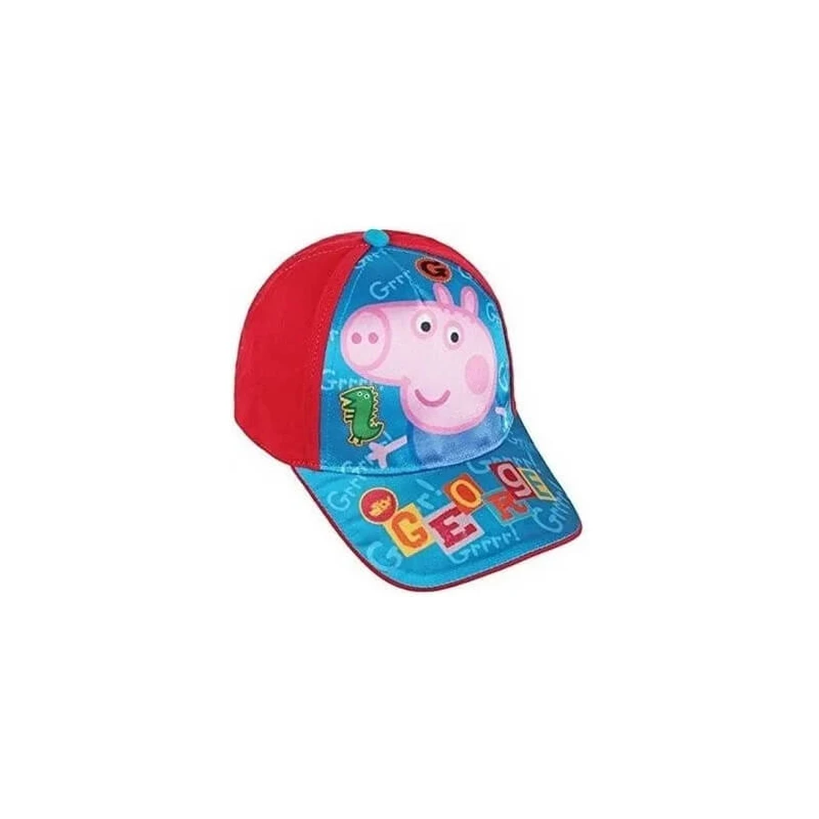 Peppa Pig George pălărie de baseball cu vizor dimensiunea 50-52 reglabil