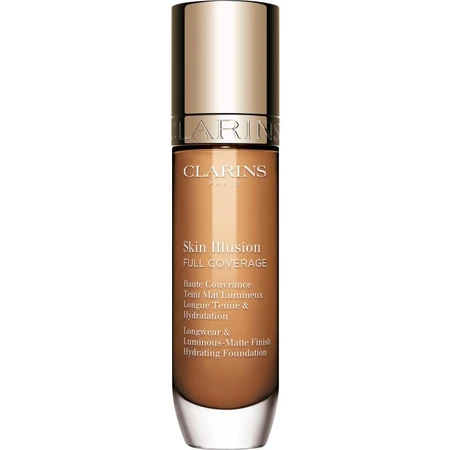 Fond de ten Clarins skin illusion cu acoperire completă - fond de ten luminos cu efect mat - Nr. 114n