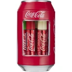 Lippenpflegestift Metalldose mit 6 Coca-Cola-Lippenpflegestiften in verschiedenen Duftrichtungen