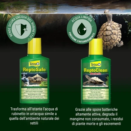 Tetra Reptosafe - balsam de apă pentru reptile și amfibieni acvatici 100 ml