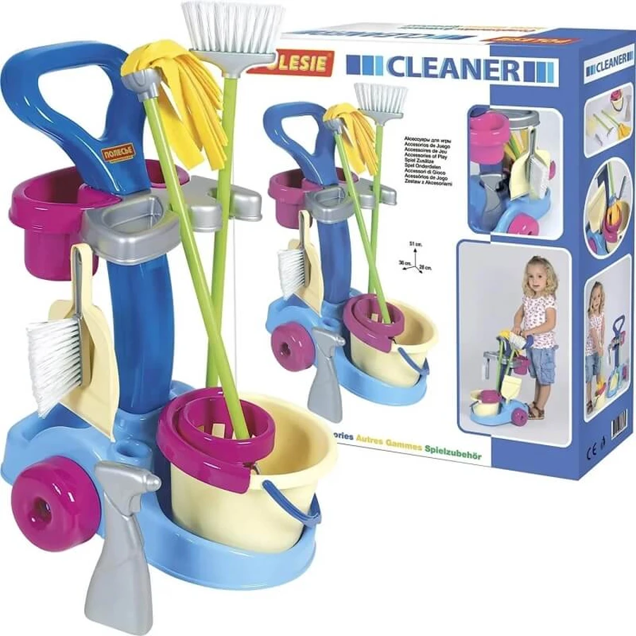 Poliese Cleaner - set di pulizie per bambini