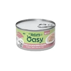 Oasy Wet cat natury soft jelly chicken with chicken ham - aliment complémentaire pour chats adultes 85 gr