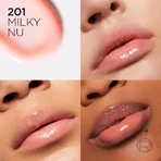 L'oreal paris Plump ambition hyaluron lip oil - zwiększający objętość olejek do ust nr 201 milky nu: ceny i cechy