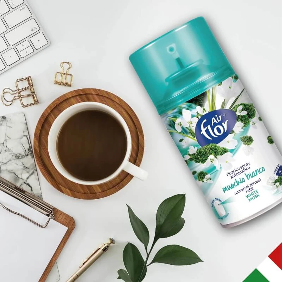 Air flor Białe piżmo - wkład do dyfuzora d'essence deo matic 250 ml: ceny i cechy
