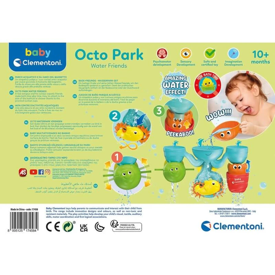 Clementoni Fun friends waterpark set - gioco per il bagnetto