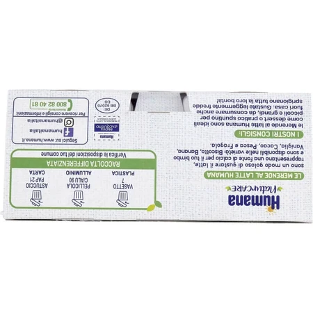 Humana melksnack vanillesmaak - babysnack 4 x 100 g