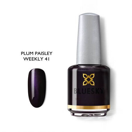 Lac de unghii Bluesky Plum Paisley 15ml