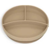 Suavinex colour essence - piatto in silicone con divisori - beige