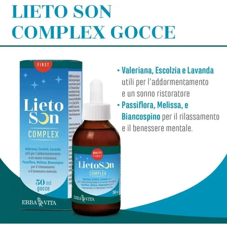 Lietoson complex gocce 50 ml - integratore per il sonno