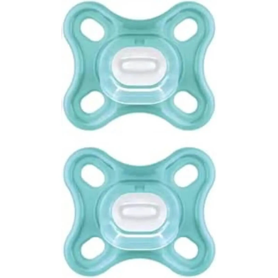 Mam Comfort 0-2 months - 2 silicone pacifiers - neutral