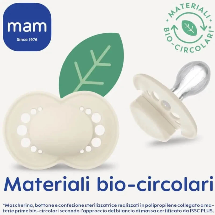 Mam Comfort 0-2 months - 2 silicone pacifiers - neutral