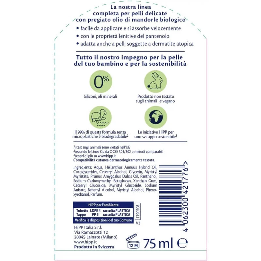 Hipp baby care - Gesichts- und Körpercreme 75 ml