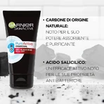 Garnier pure active - gel exfoliante de carbón natural 75 ml
