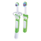 Mam Aprende a cepillarte - set de cepillos de dientes para bebés 5m+ color verde