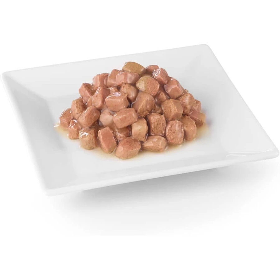 Natural trainer Kabeljauw en kalkoen - complete voeding voor gesteriliseerde volwassen katten 12 sachets 85 gr.