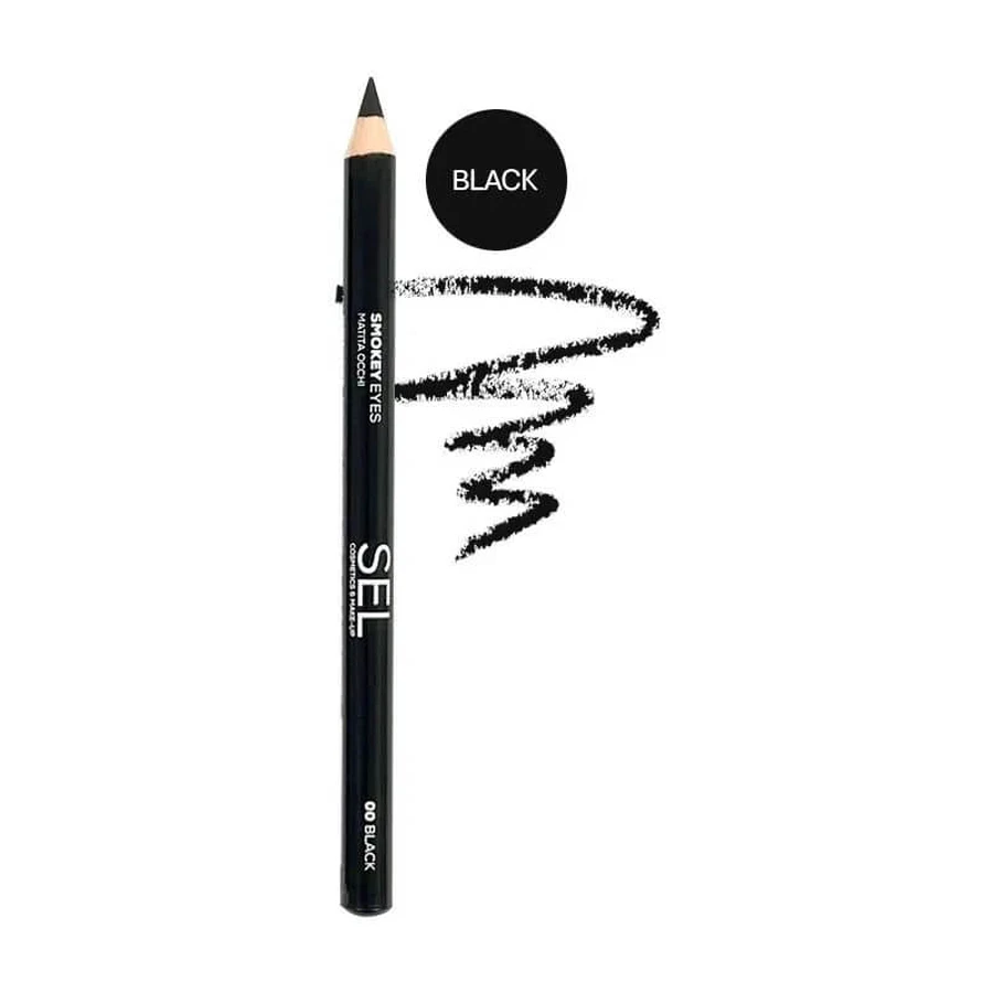 Smokey eyes - lápiz de ojos de larga duración no. 00 negro