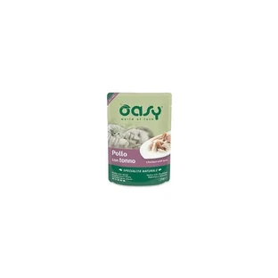 Oasy Chicken with Tuna - nourriture complémentaire pour chats 70 gr.