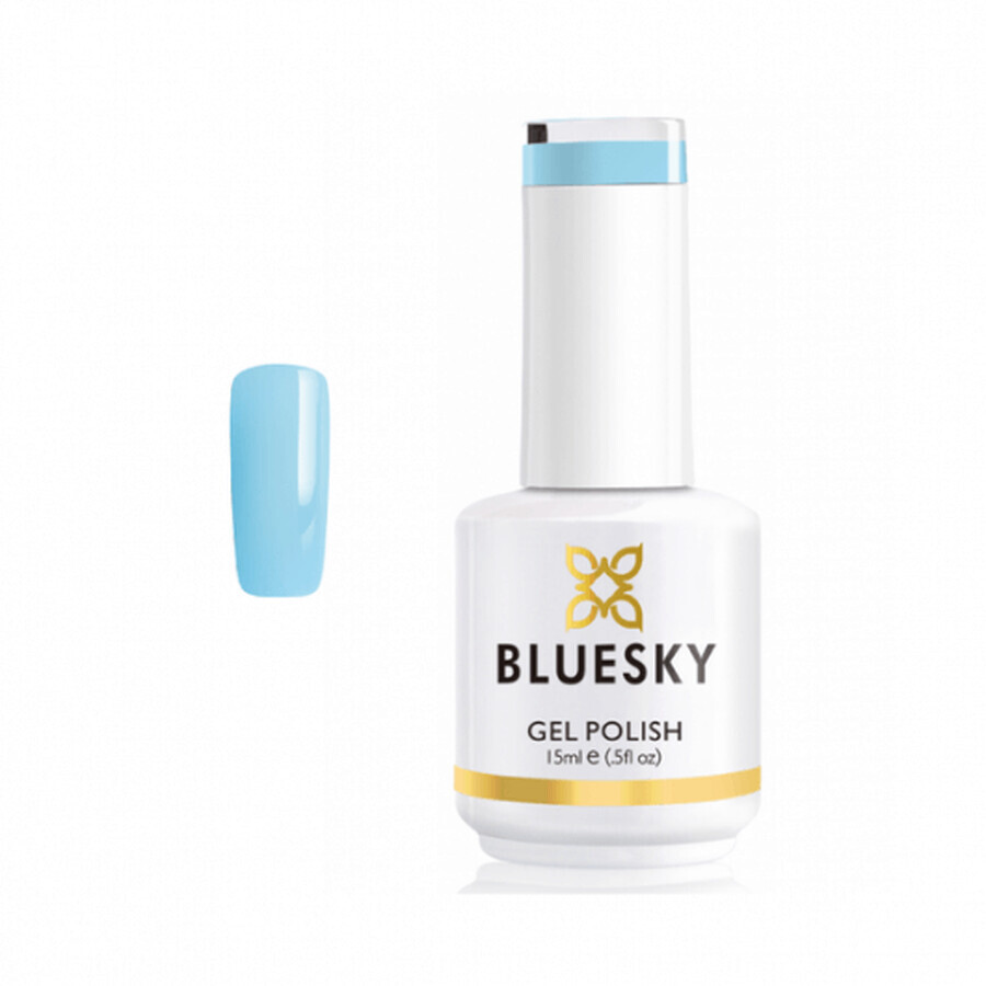 Esmalte de uñas semipermanente Bluesky UV Blue Splash 15ml 