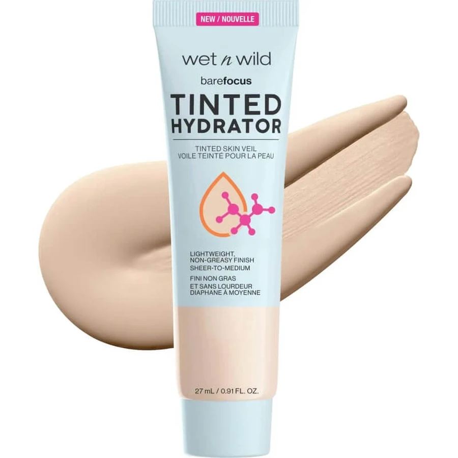 Wet n wild Bare focus tinted hydrator tinted skin veil - tinted moisturizer no. 4063e light medium