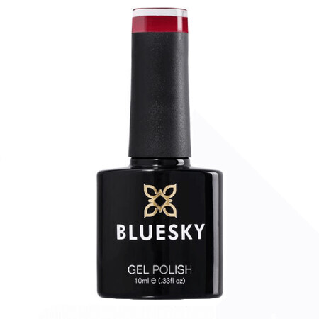 Esmalte de uñas semipermanente Bluesky UV Rojo Oscuro 10ml 