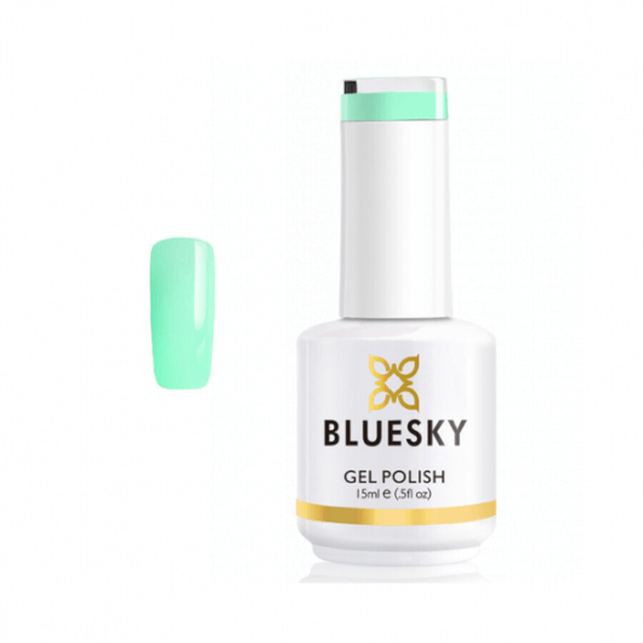 Semi-permanent nail polish Bluesky UV Mental Mint 15ml 