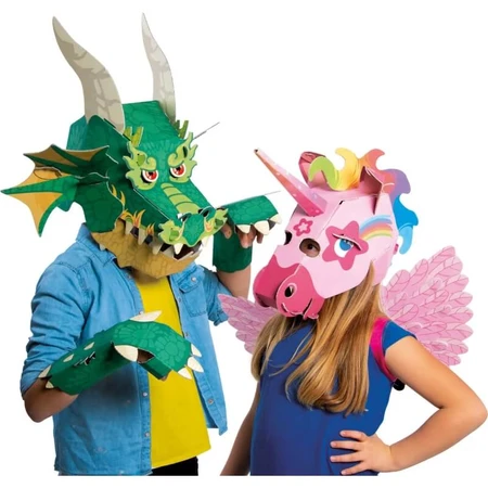 Clementoni Big mask dragon - maschera da assemblare