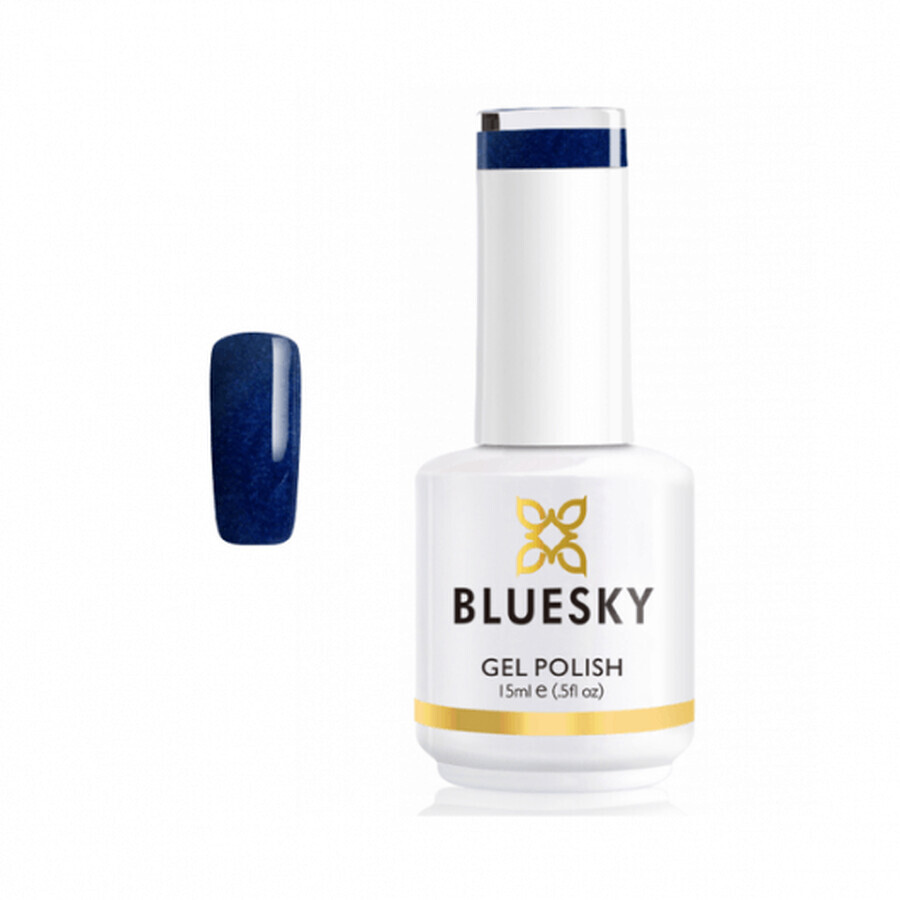 Esmalte de uñas semipermanente Bluesky UV Midnight Swim 15ml 