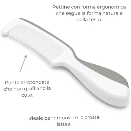 Nuvita Set spazzola e pettine 0m+ blu