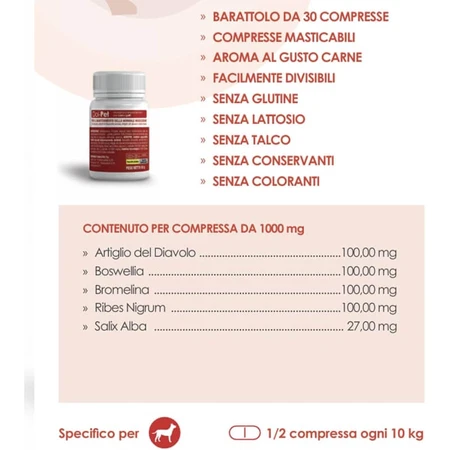 Cs pets ltd Dol pet - complementary feed for dogs and cats 30 tablets