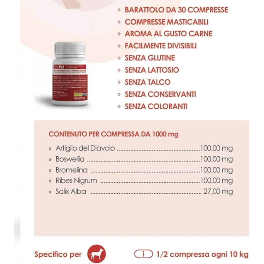 Cs pets ltd Dol pet - complementary feed for dogs and cats 30 tablets